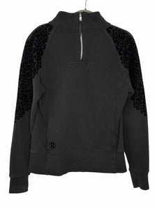Lululemon Size 10 Black Pre-Owned Sweatshirt- Ladies