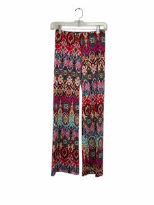 Jean-Pierre Klifa Size Small Pink Print Pre-Owned Pants- Ladies
