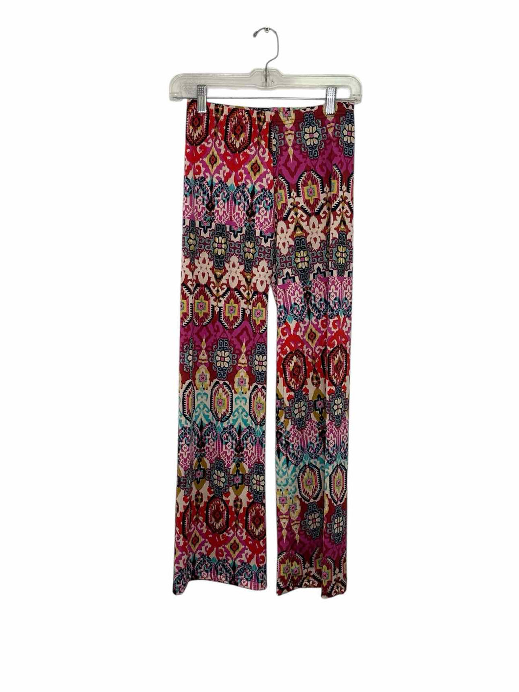 Jean-Pierre Klifa Size Small Pink Print Pre-Owned Pants- Ladies
