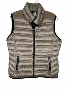 Andrew Marc Size Large Pewter Pre-Owned Vest- Ladies
