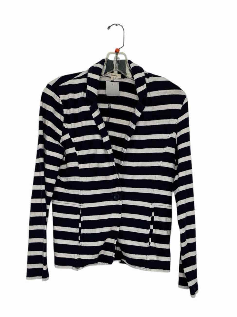 Caslon Size MP Navy Stripe Pre-Owned Blazer/Indoor Jacket- Ladies