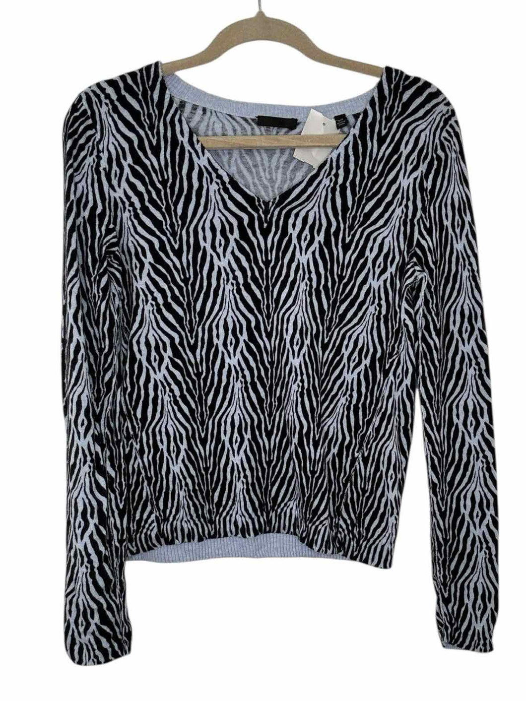 ATM Size Small Black Print Pre-Owned Sweater- Ladies