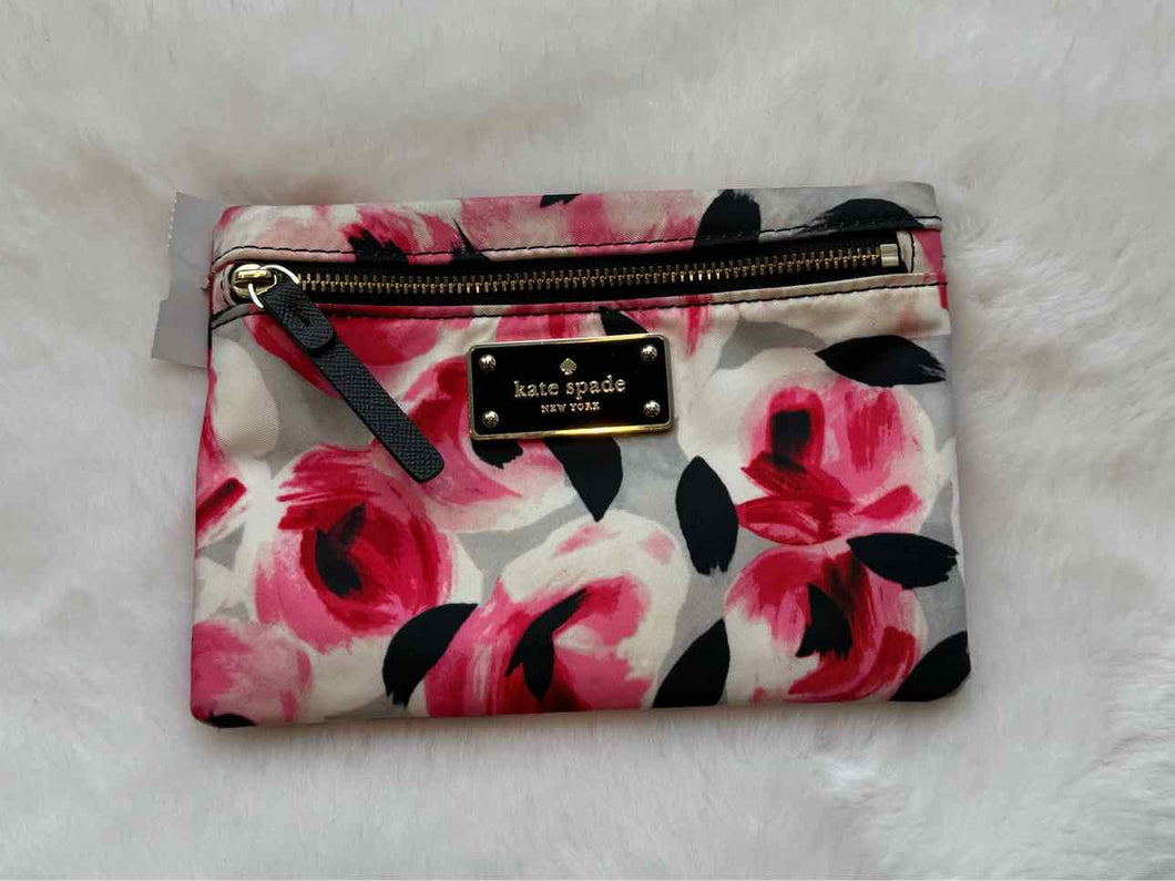 Kate Spade Size Small Pink Floral Pre-Owned Bag- Ladies