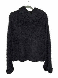 Rag Poets Size Medium Black Pre-Owned Sweater- Ladies