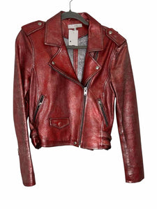 IRO Size 12 Red Pre-Owned Jacket- Ladies
