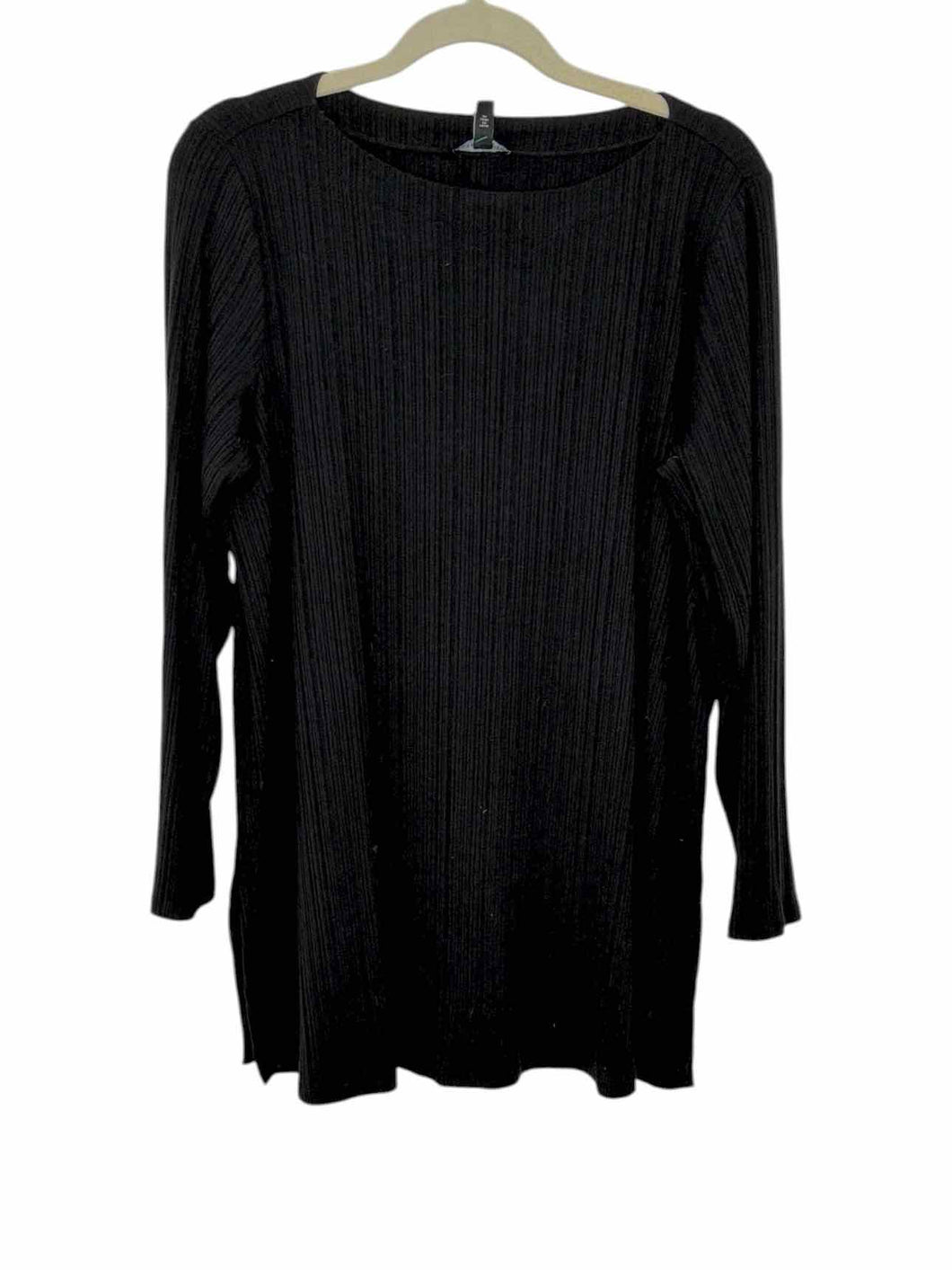Eileen Fisher Size Large Black Pre-Owned Top- Ladies
