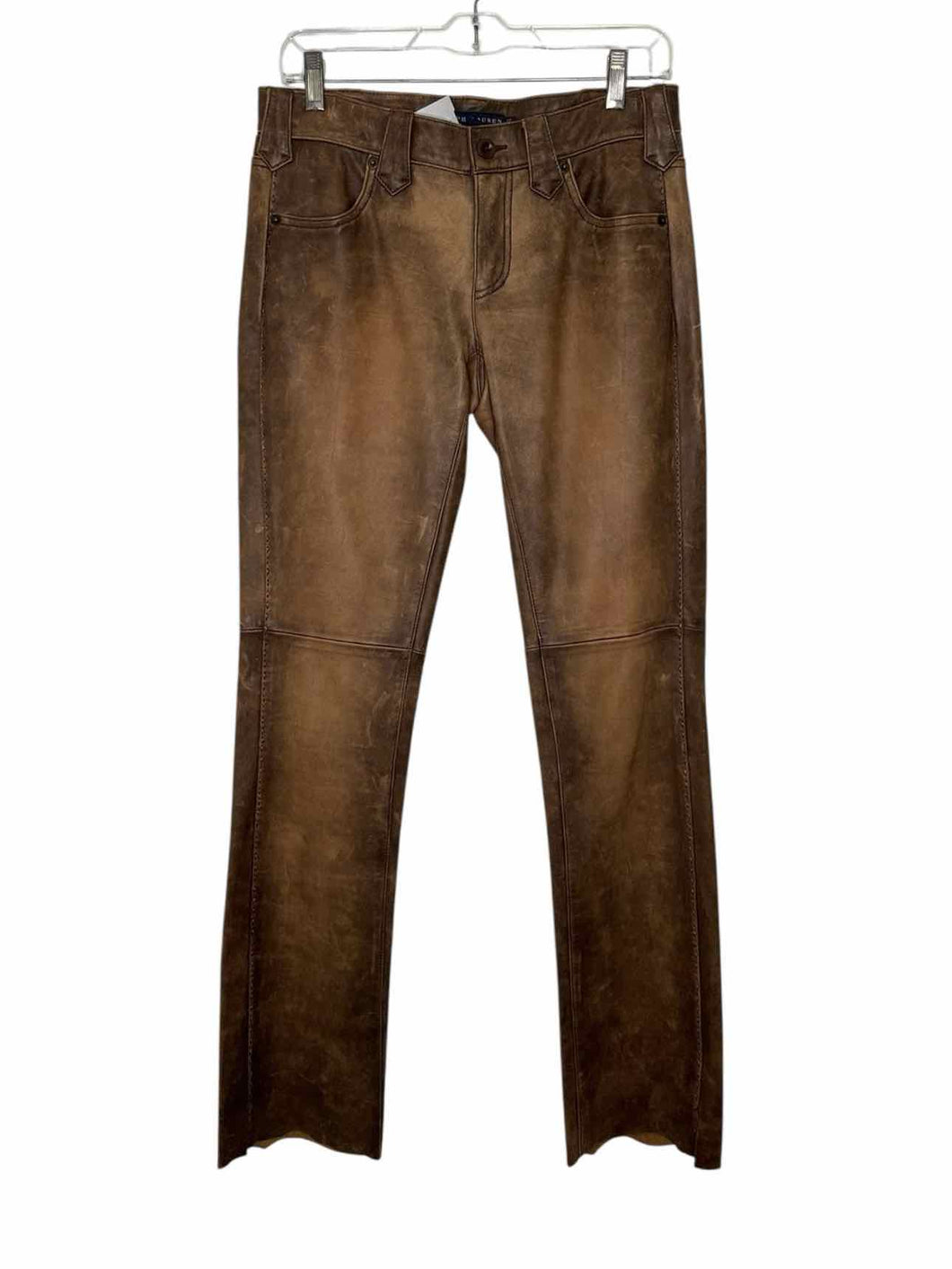 Ralph Lauren Size 27 Brown Pre-Owned Pants- Ladies