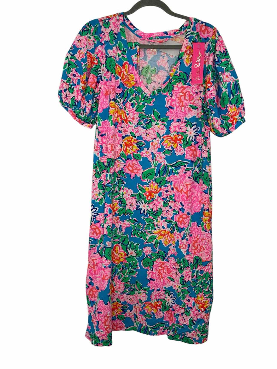 Lilly Pulitzer Size Large Pink Print New w/ Tags Dress- Ladies