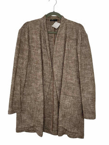 Eileen Fisher Size Medium Beige Pre-Owned Jacket- Ladies