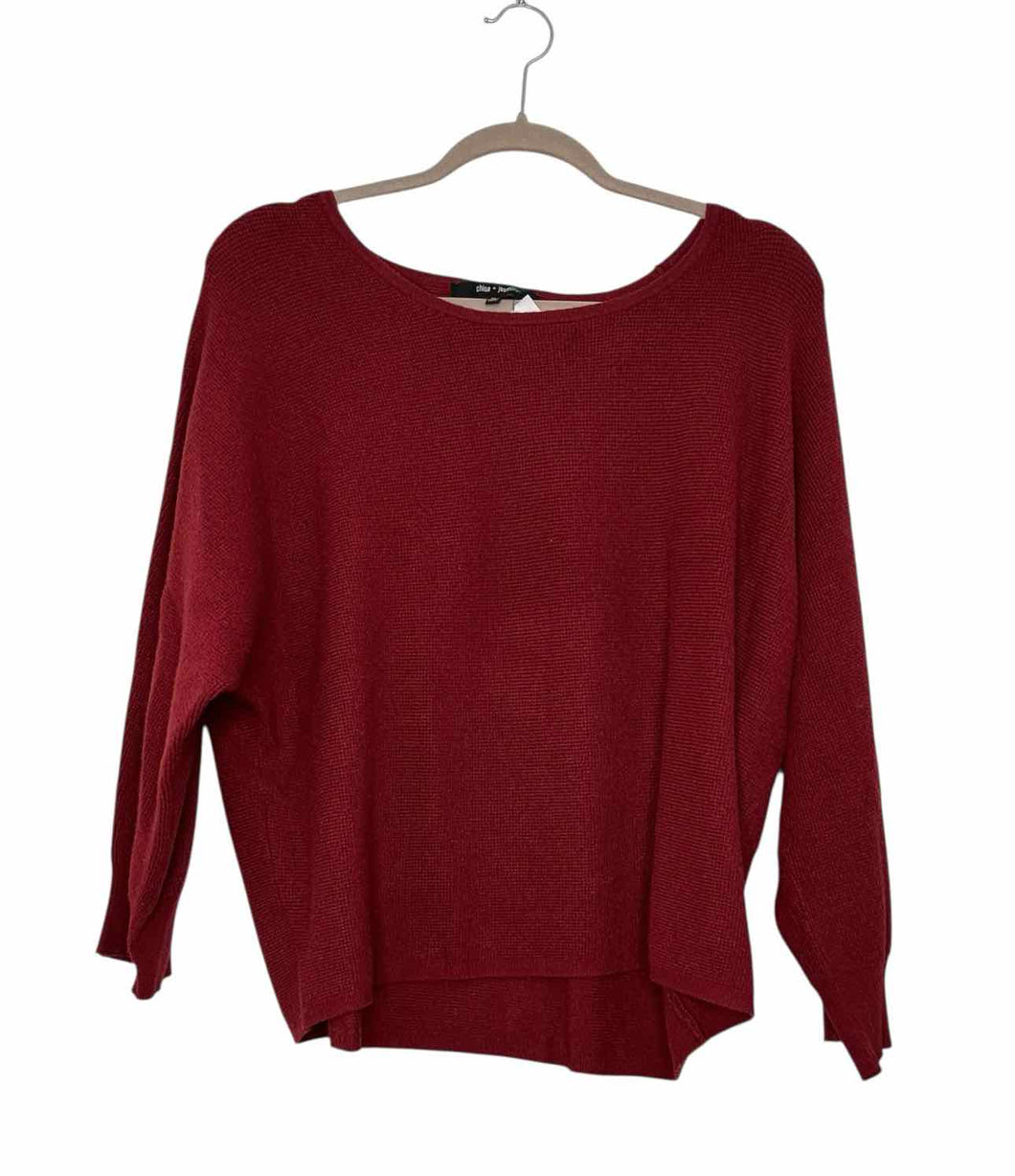 Size X-Large Burgundy Pre-Owned Sweater- Ladies