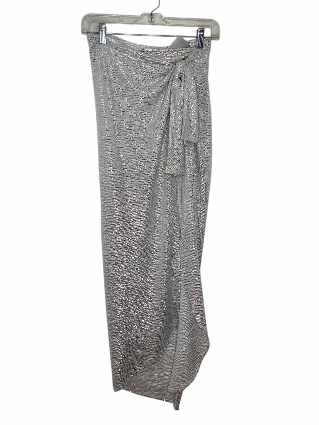 Show Me Your Mumu Size Small Silver Pre-Owned Skirt- Ladies