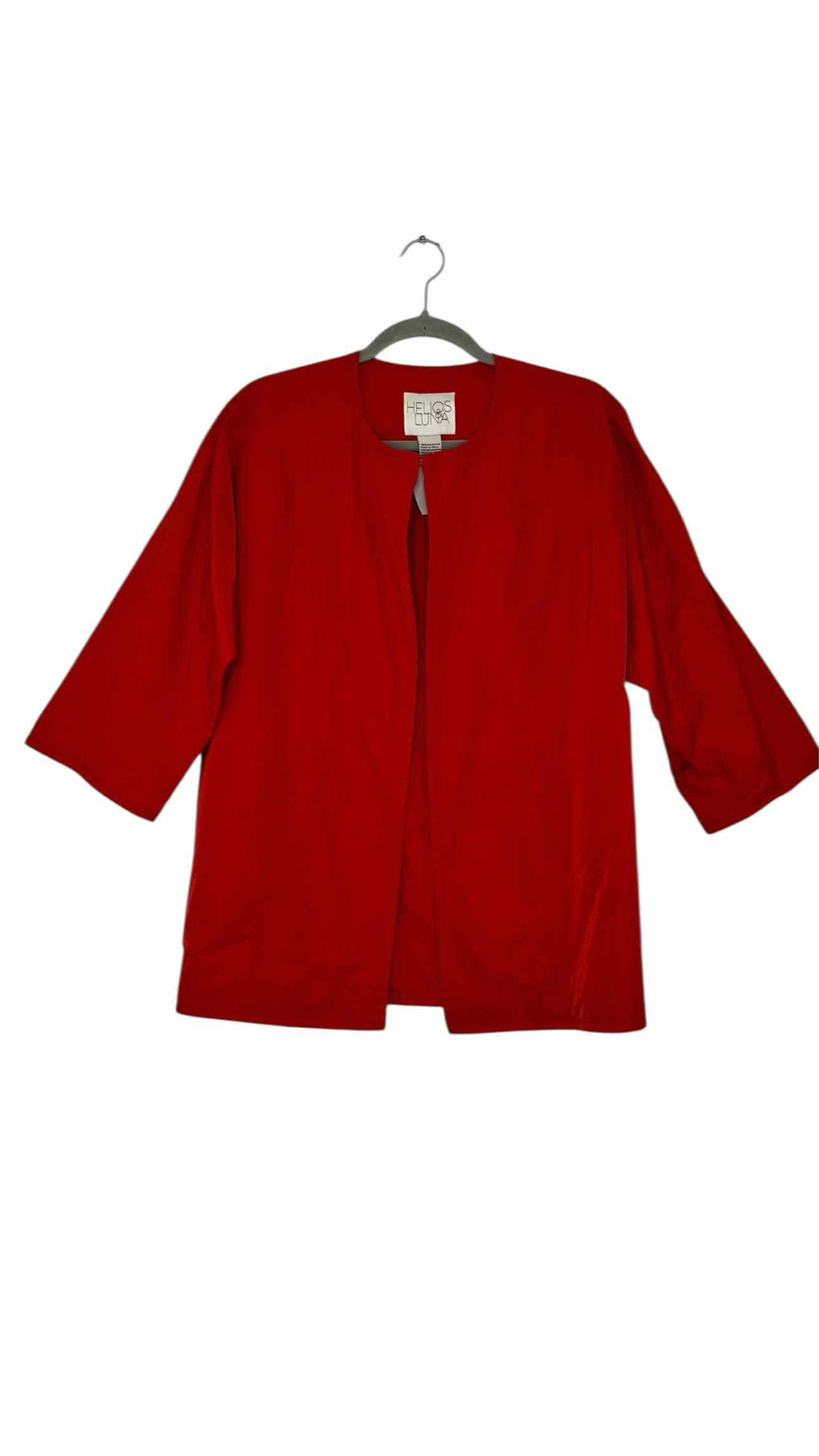 Helios & Luna Size Small Red Pre-Owned Blazer/Indoor Jacket- Ladies