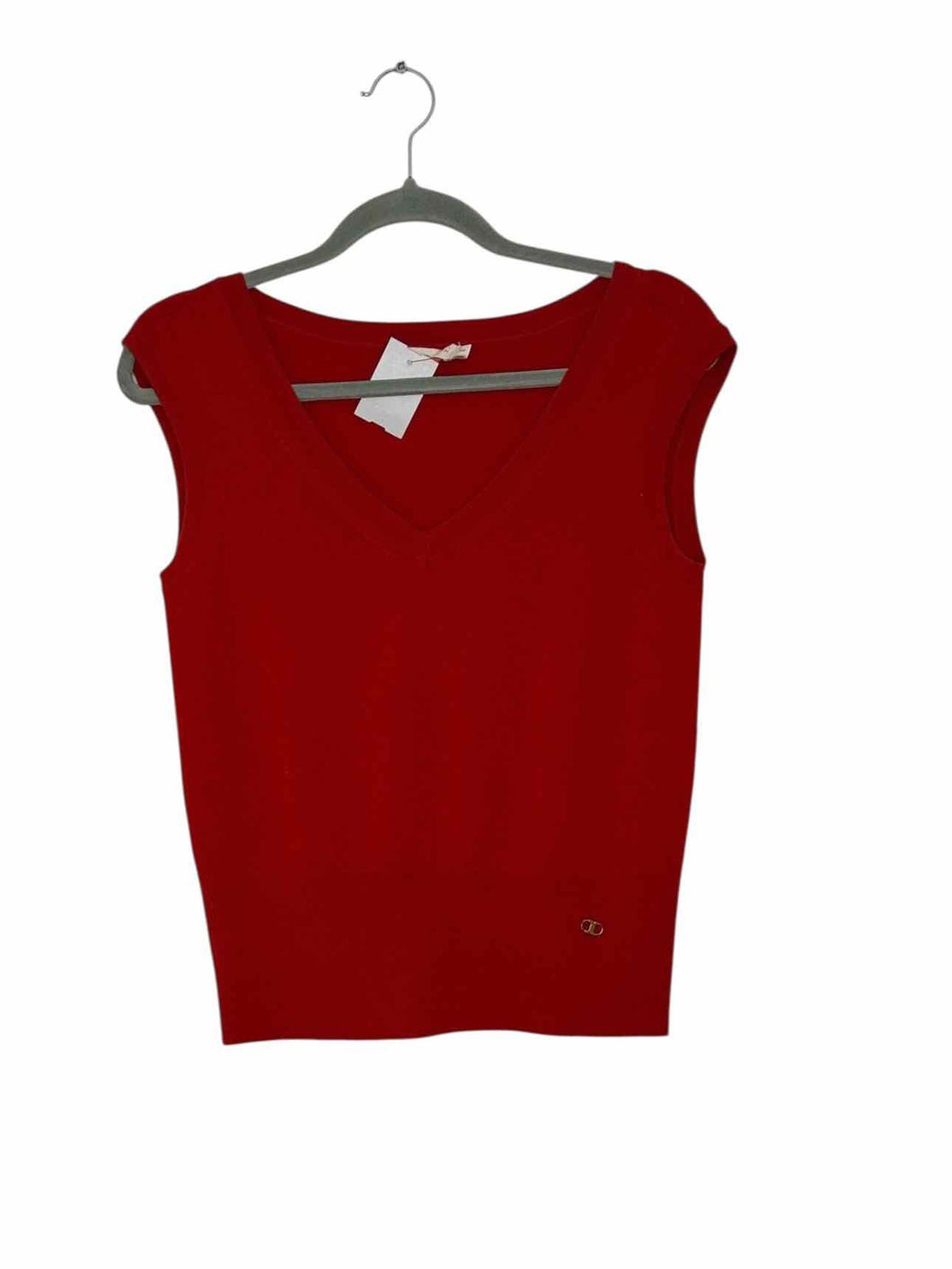 Tory Burch Size Small Red Pre-Owned Sweater- Ladies