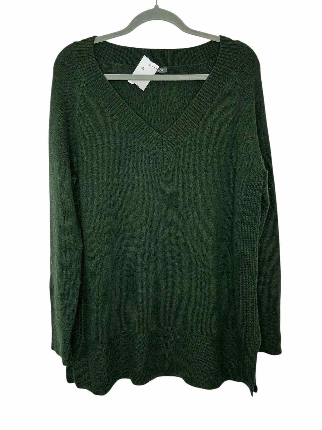 Claudia Nichole Size Large Green Pre-Owned Sweater- Ladies
