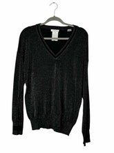 Load image into Gallery viewer, Equipment Size Small Black Pre-Owned Sweater- Ladies
