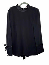 Load image into Gallery viewer, Veronica Beard Size 8 Black Pre-Owned Blouse- Ladies
