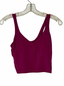 Lululemon Size 6 Fuschia Pre-Owned Activewear- Bra