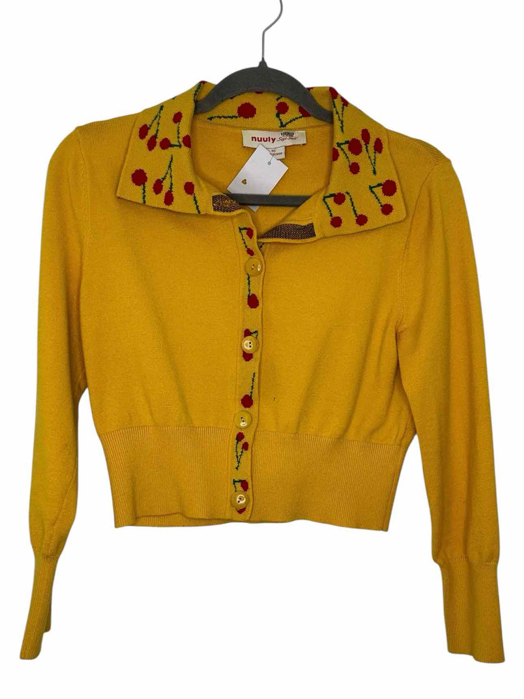 Size M/L Yellow Pre-Owned Sweater- Ladies