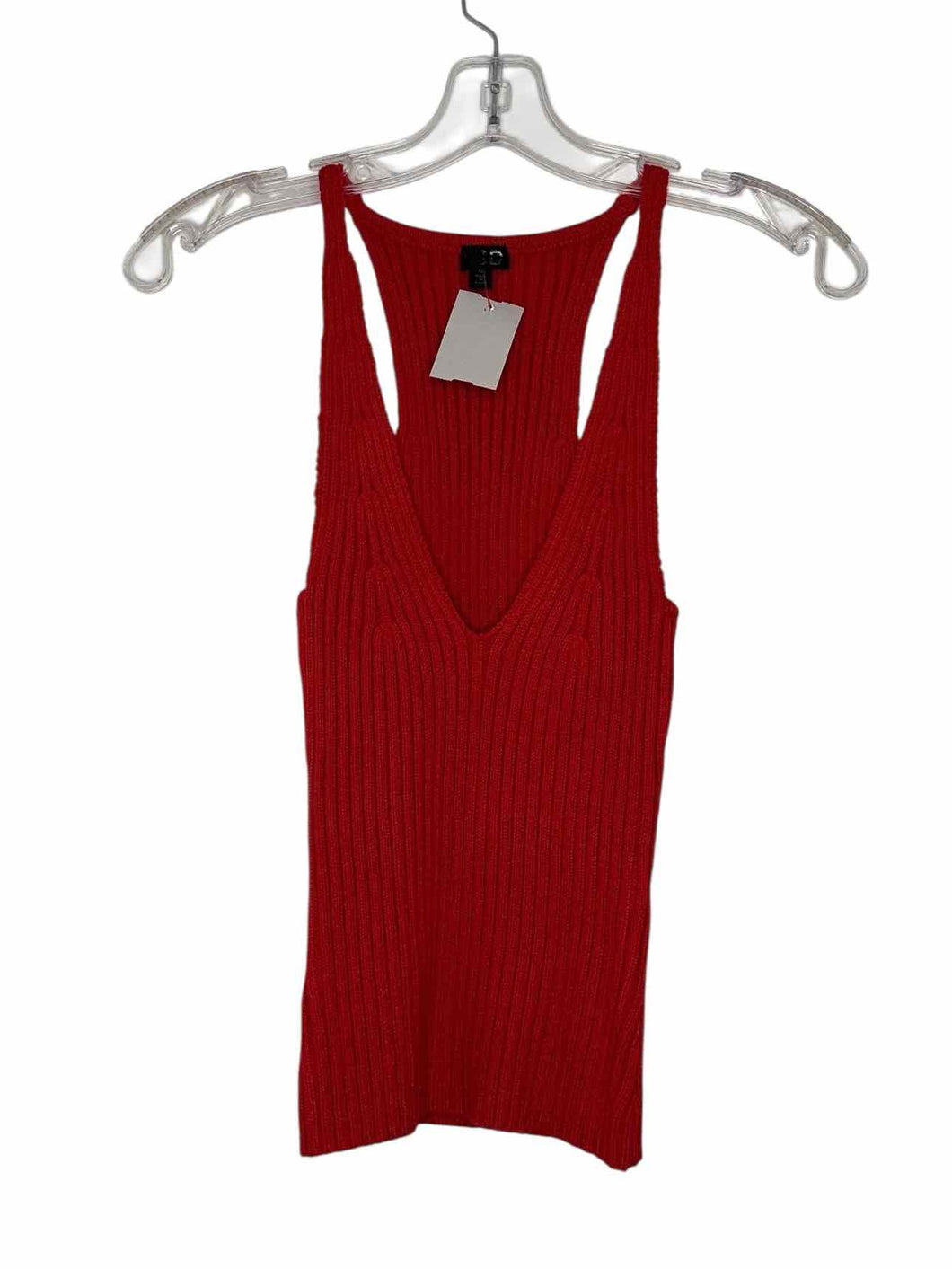 NBD Size X- Small Red Pre-Owned Tank Top- Ladies