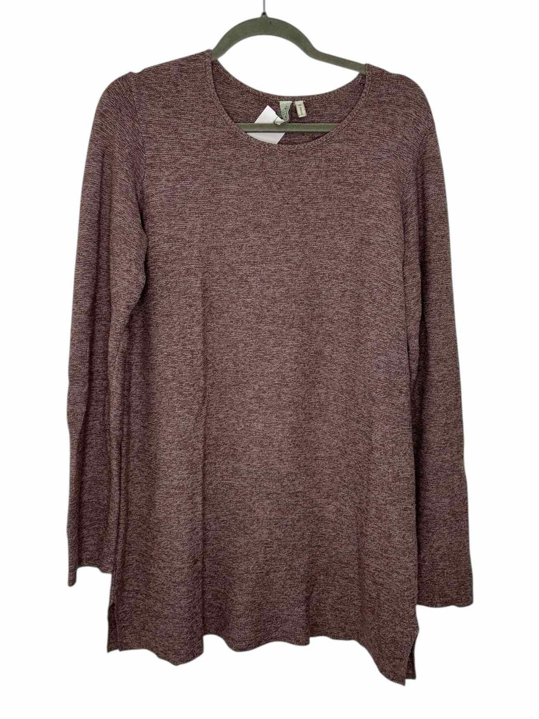 Sahalie Size Medium Burgundy Pre-Owned Sweater- Ladies