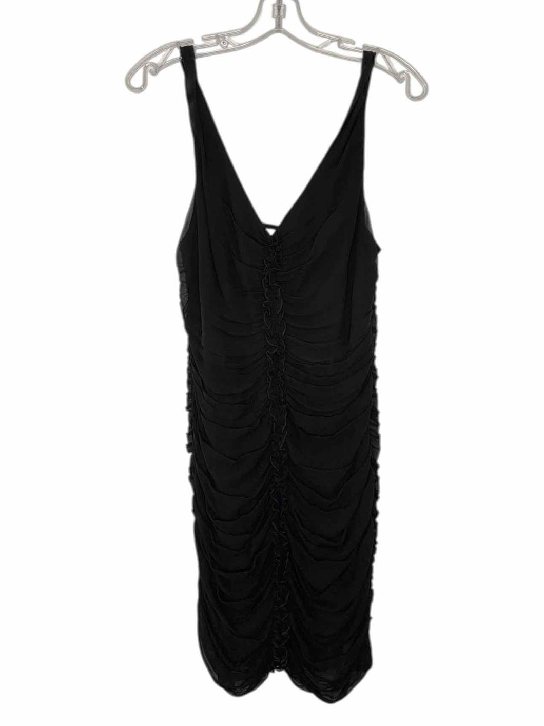 Susana Monaco Size 10 Black Pre-Owned Dress- Ladies