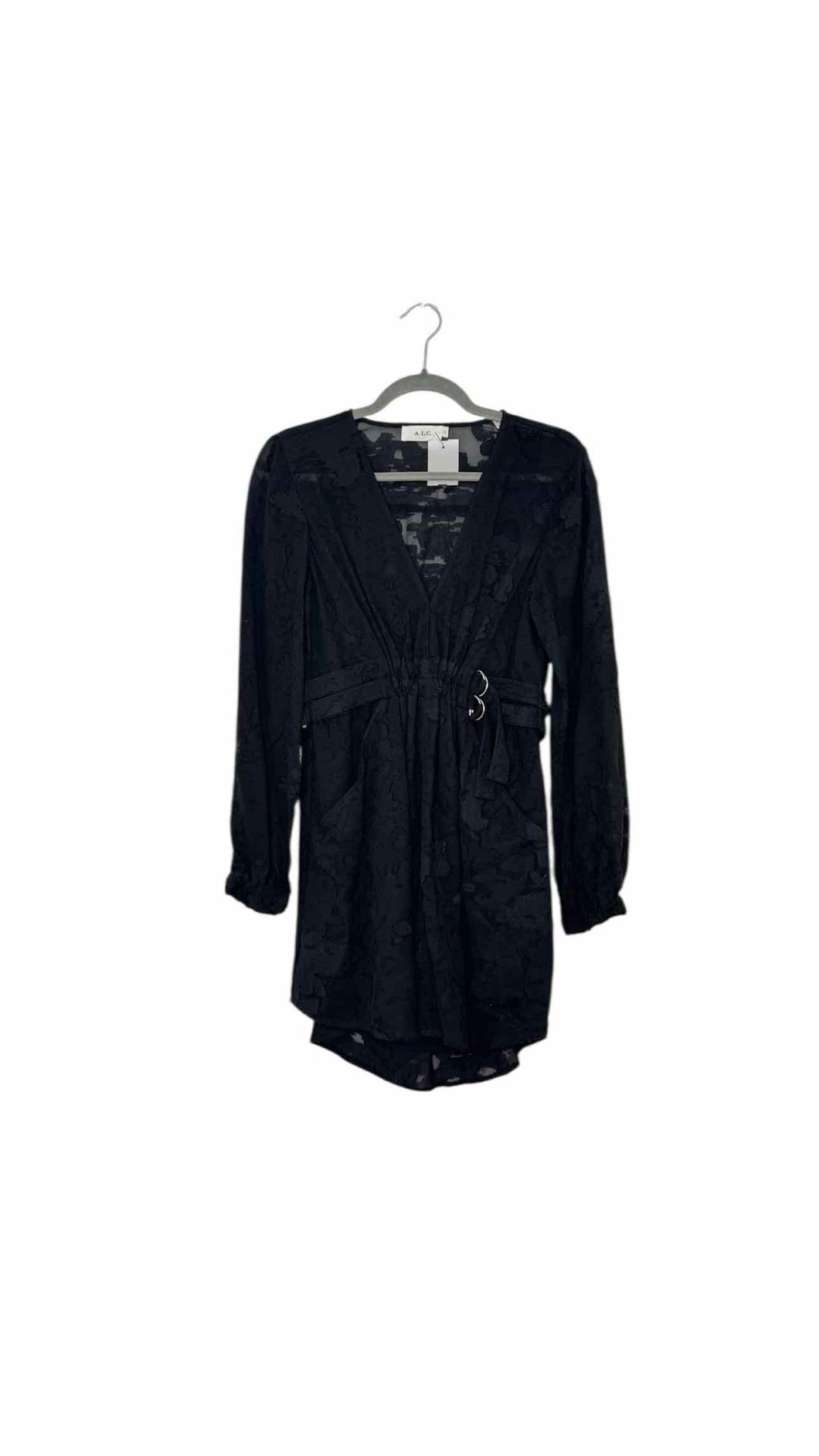 A.L.C. Size 2 Black Pre-Owned Dress- Ladies