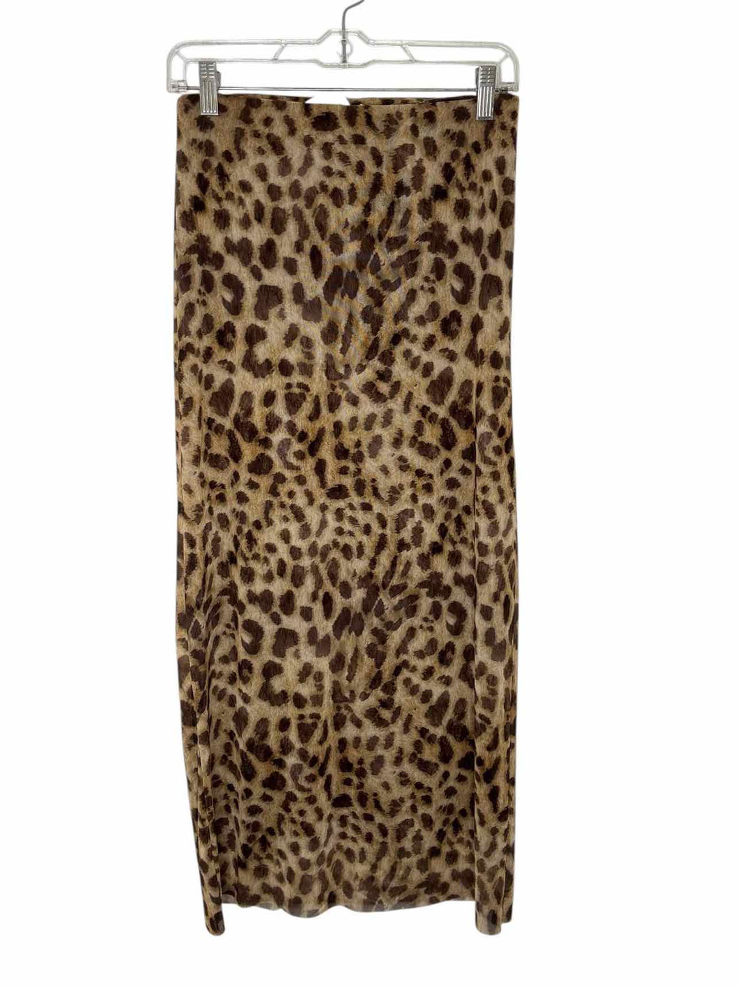 Zara Size Medium Animal Print Pre-Owned Skirt- Ladies