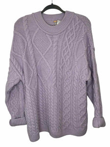 Free People Size Small Lilac Pre-Owned Sweater- Ladies