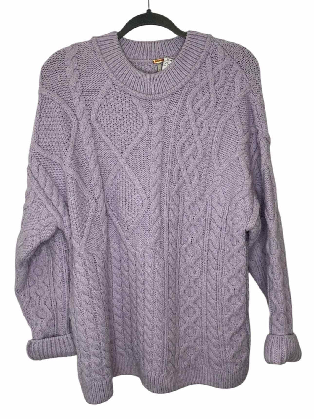 Free People Size Small Lilac Pre-Owned Sweater- Ladies