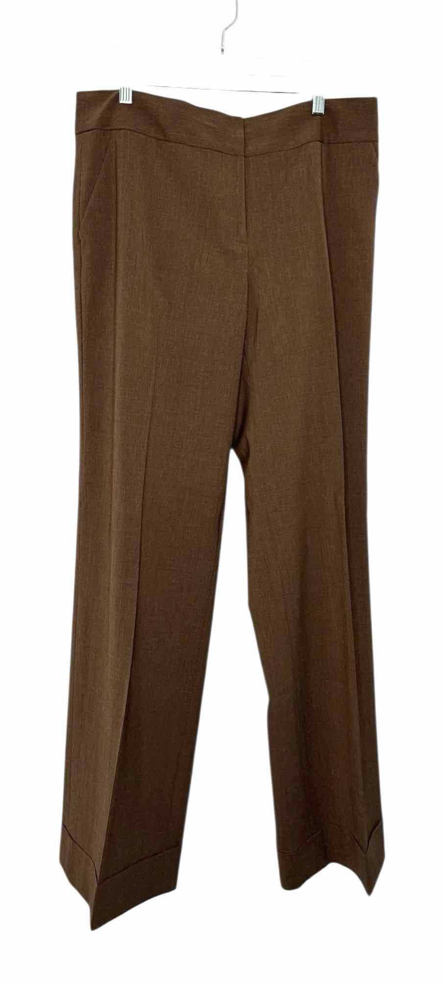Etcetera Size 12 Brown Pre-Owned Pants- Ladies