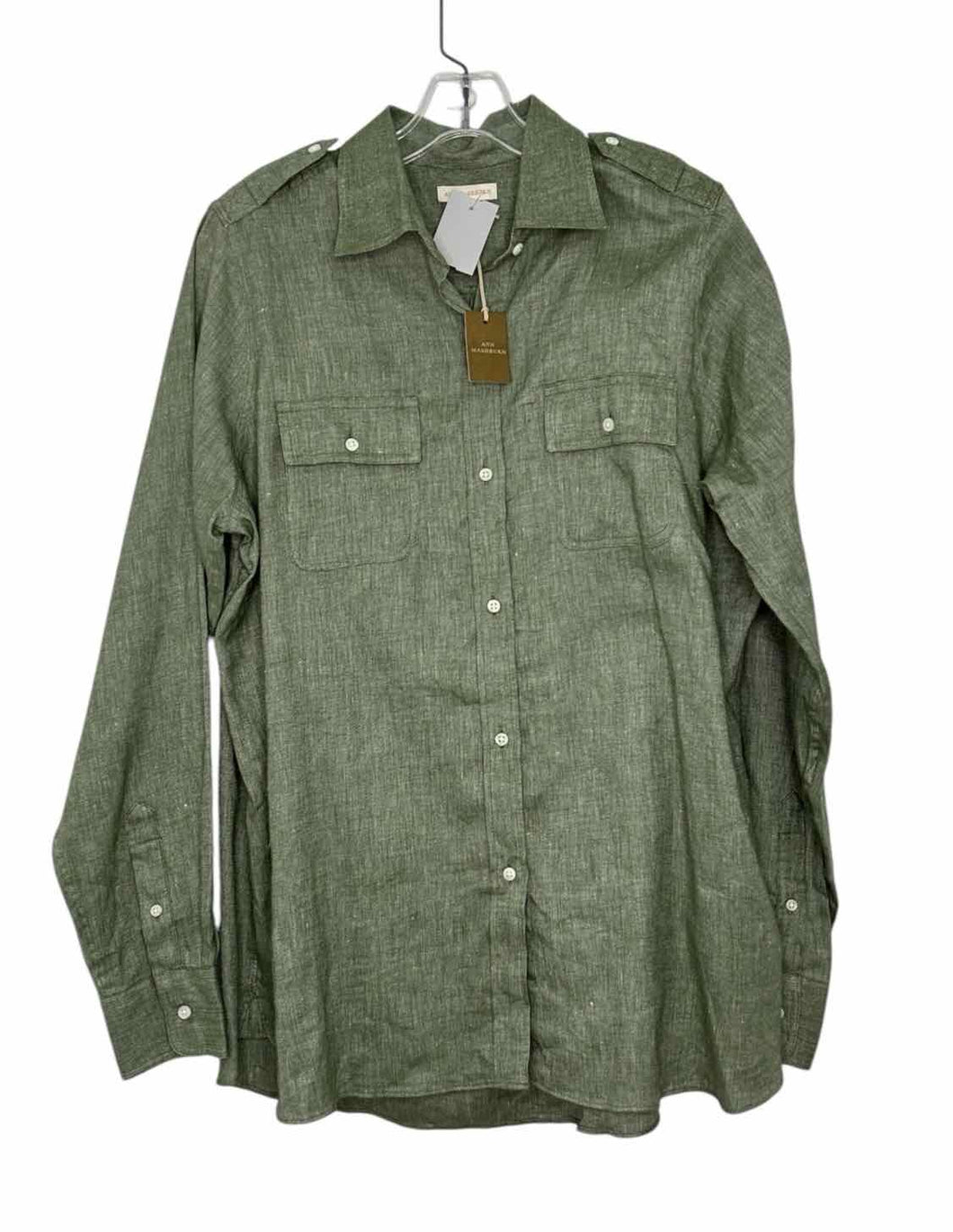 Ann Mashburn Size Large Green New w/ Tags Shirt- Ladies