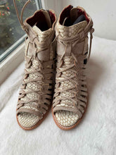 Load image into Gallery viewer, Freebird Size 9 Beige Bootie Footwear- NWOB Shoes- Ladies
