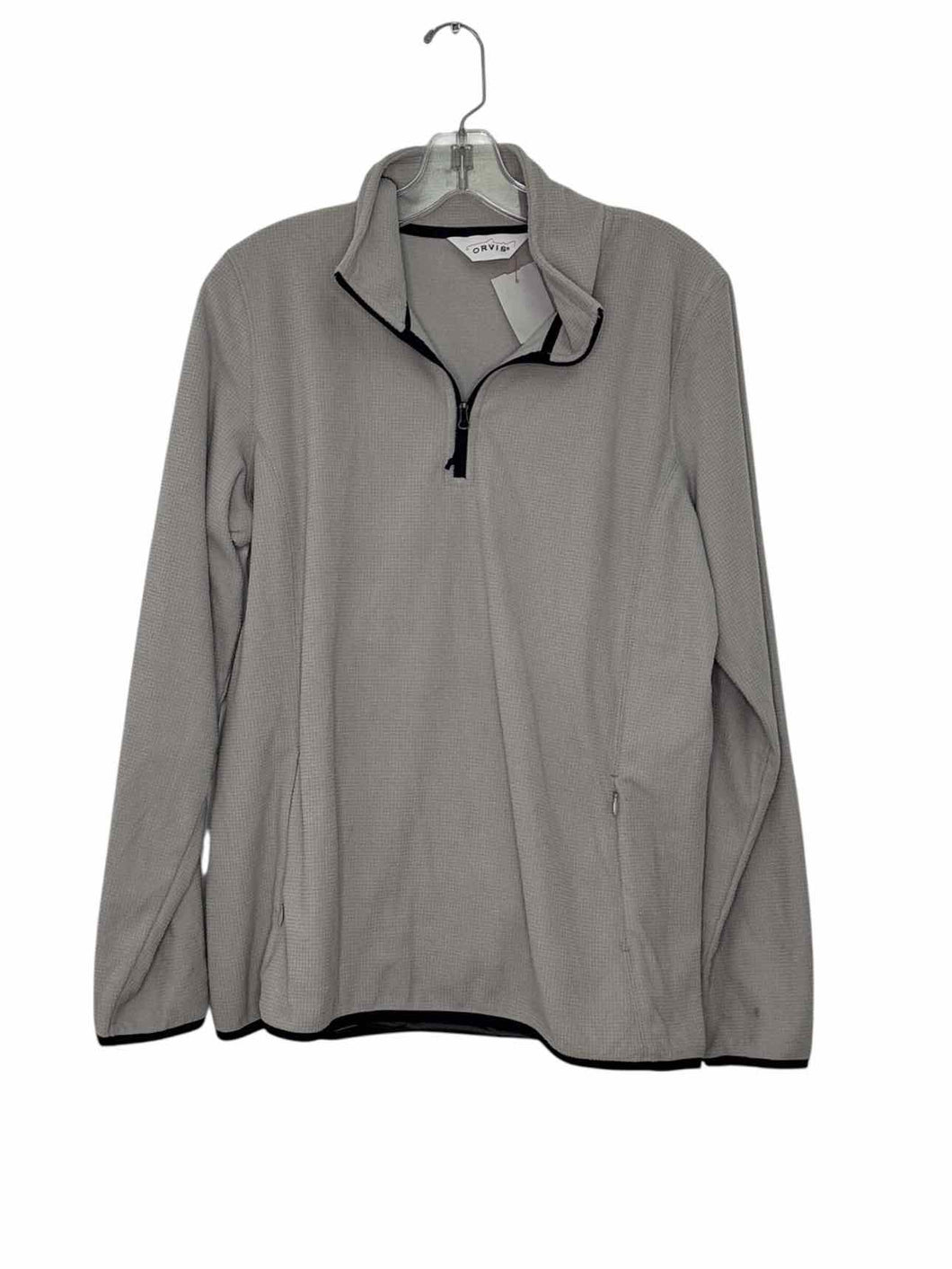 Orvis Size Large Grey Pre-Owned Fleece- Ladies