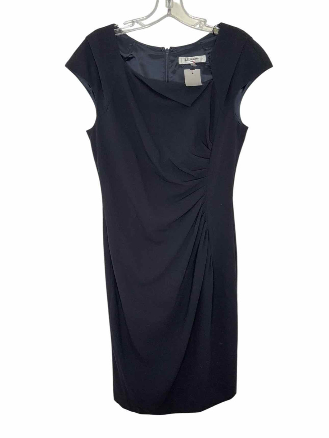 L.K. Bennett Size 10 Navy Pre-Owned Dress- Ladies