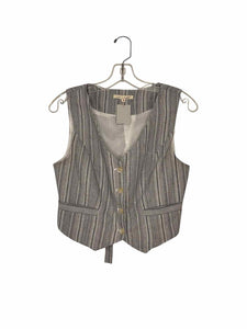 Et Clet Size Medium Blue Stripe Pre-Owned Vest- Ladies