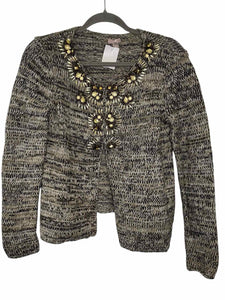 J Jill Size X- Small Grey Pre-Owned Sweater- Ladies