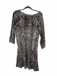 Soft Joie Size Medium Grey Print Pre-Owned Dress- Ladies