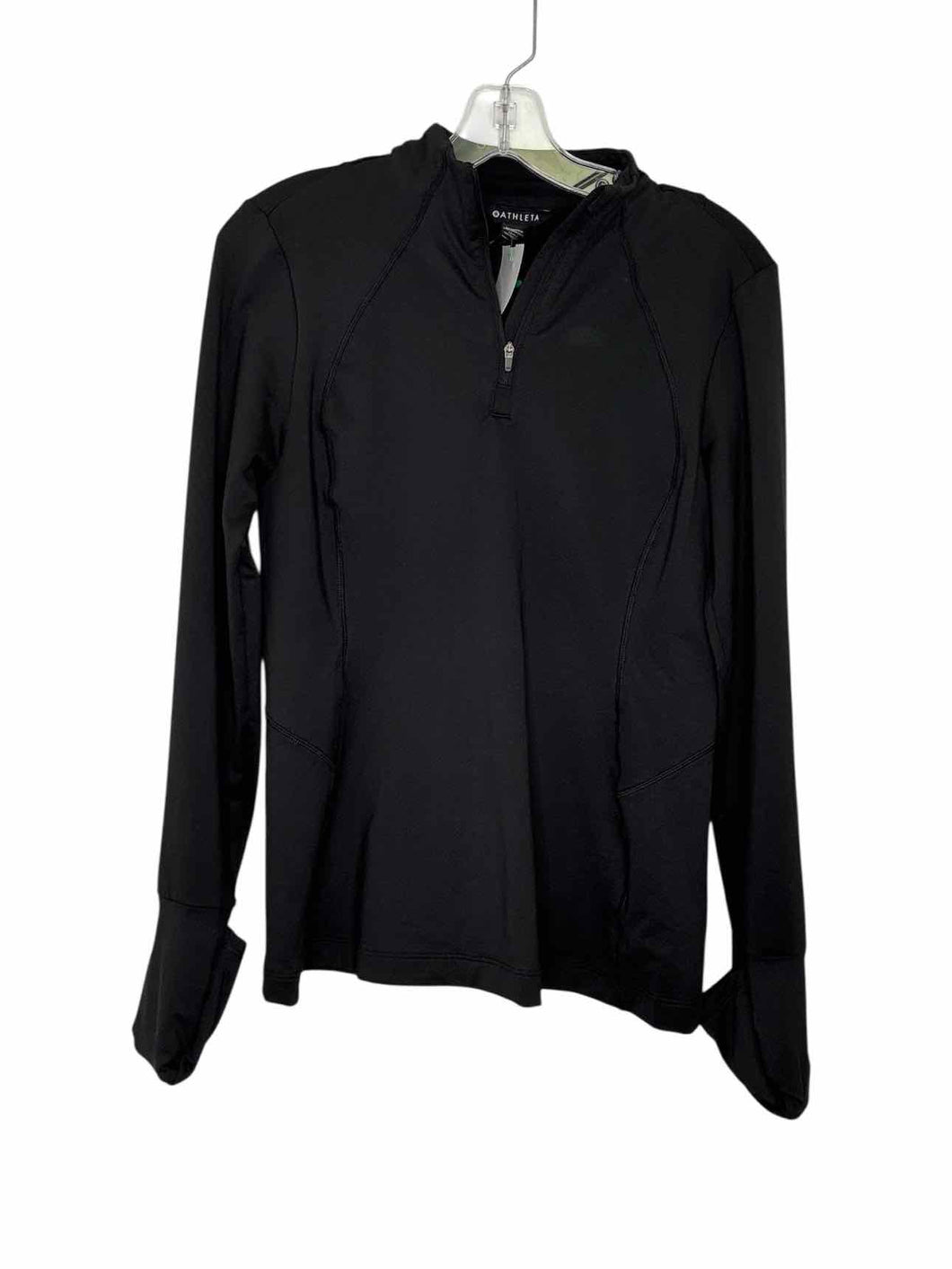 Athleta Size Small Black Pre-Owned Pullover- Ladies