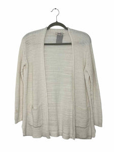 Madewell Size Small White Pre-Owned Sweater- Ladies