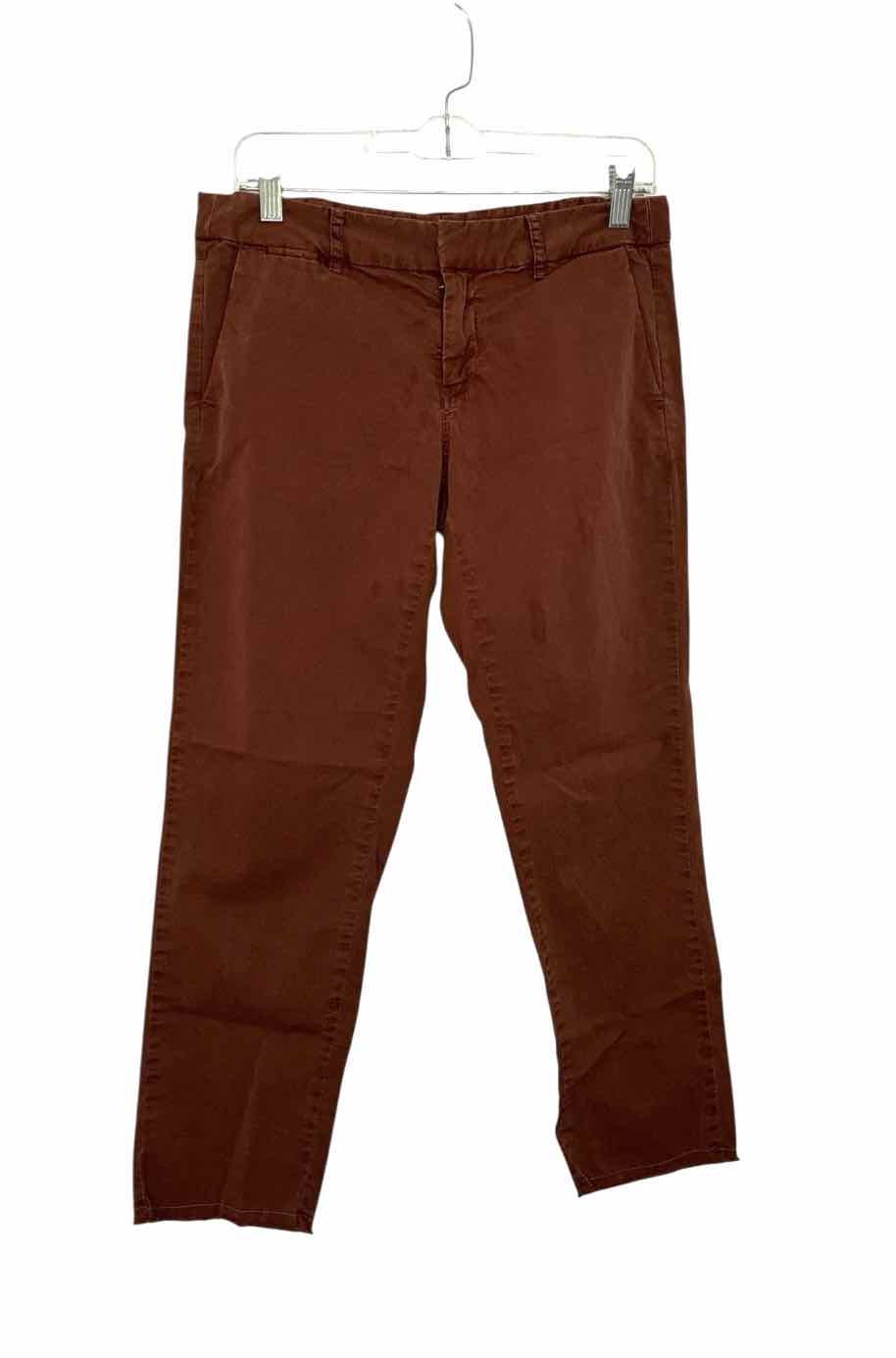 Nili Lotan Size 6 Brown Pre-Owned Pants- Ladies