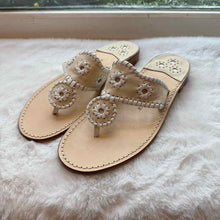 Load image into Gallery viewer, Jack Rogers Size 9 Beige Sandal Pre-Owned Shoes- Ladies
