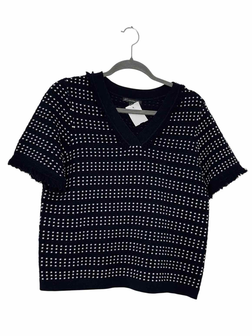 Adrianna Papell Size Large Navy Pre-Owned Sweater- Ladies