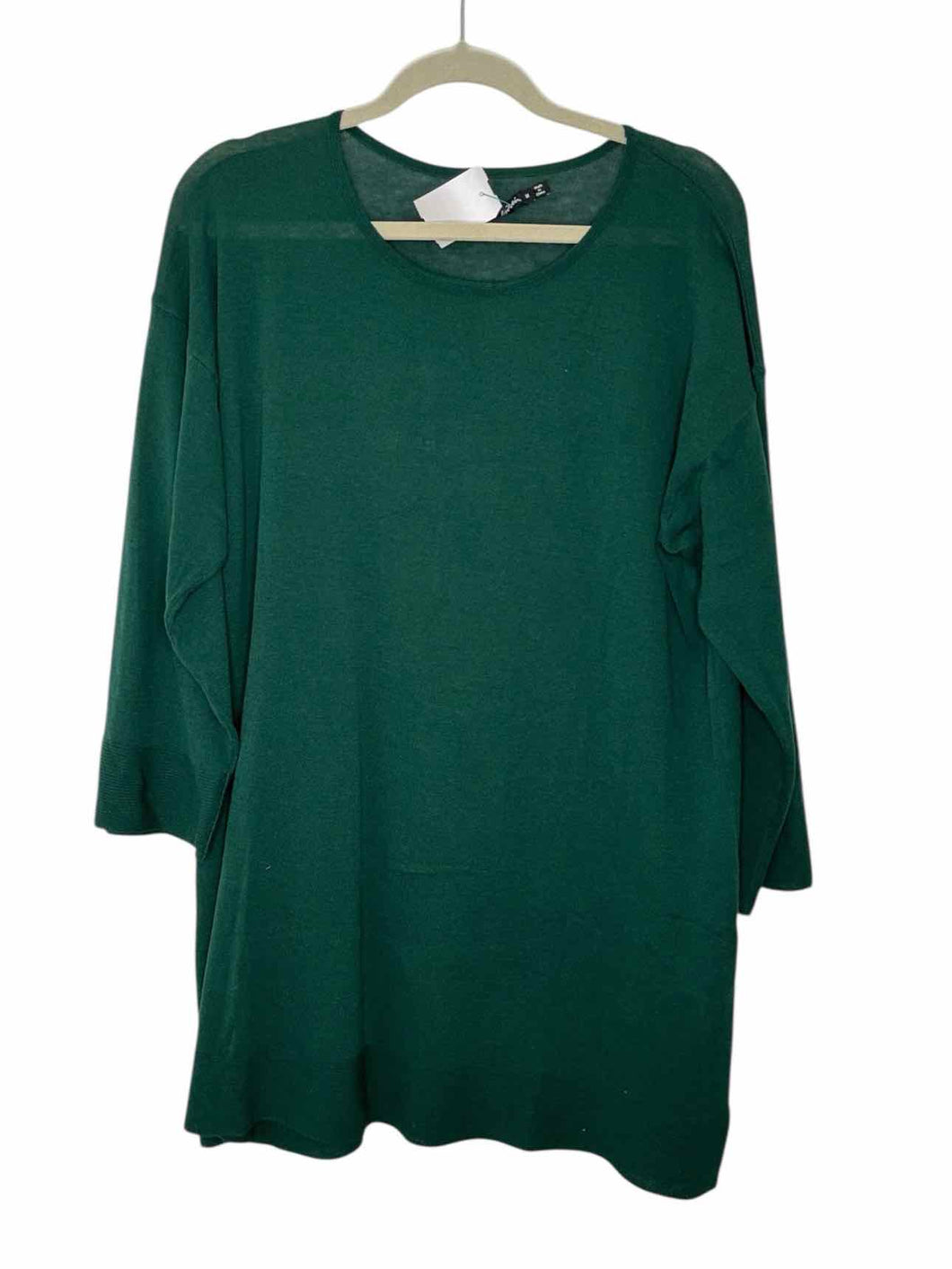 Gudrun Sjoden Size Medium Hunter Green Pre-Owned Sweater- Ladies