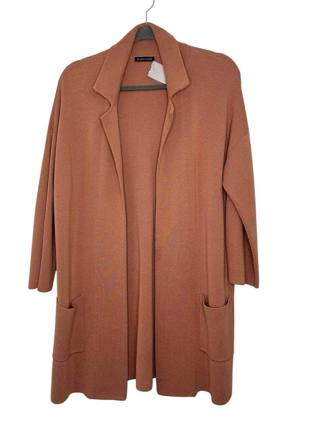 Eileen Fisher Size Large Tan Pre-Owned Blazer/Indoor Jacket- Ladies