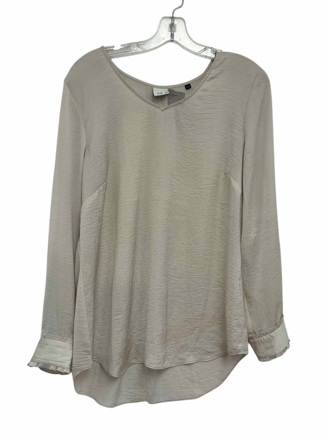 Cabi Size Medium Beige Pre-Owned Blouse- Ladies