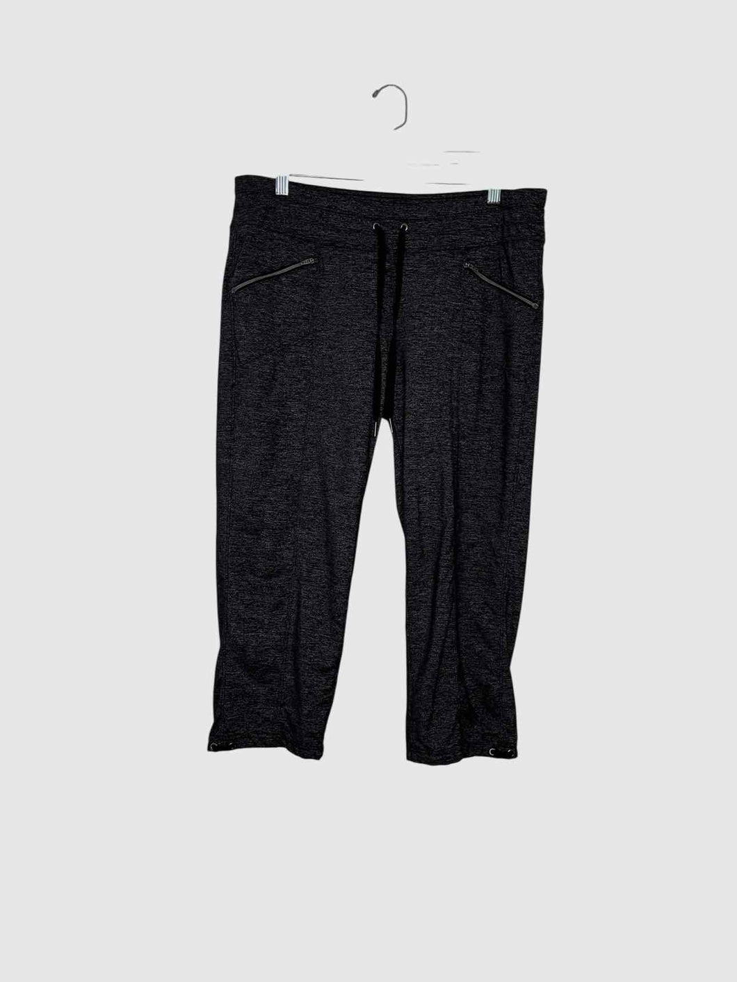 Athleta Size Large Grey Pre-Owned Pants- Ladies
