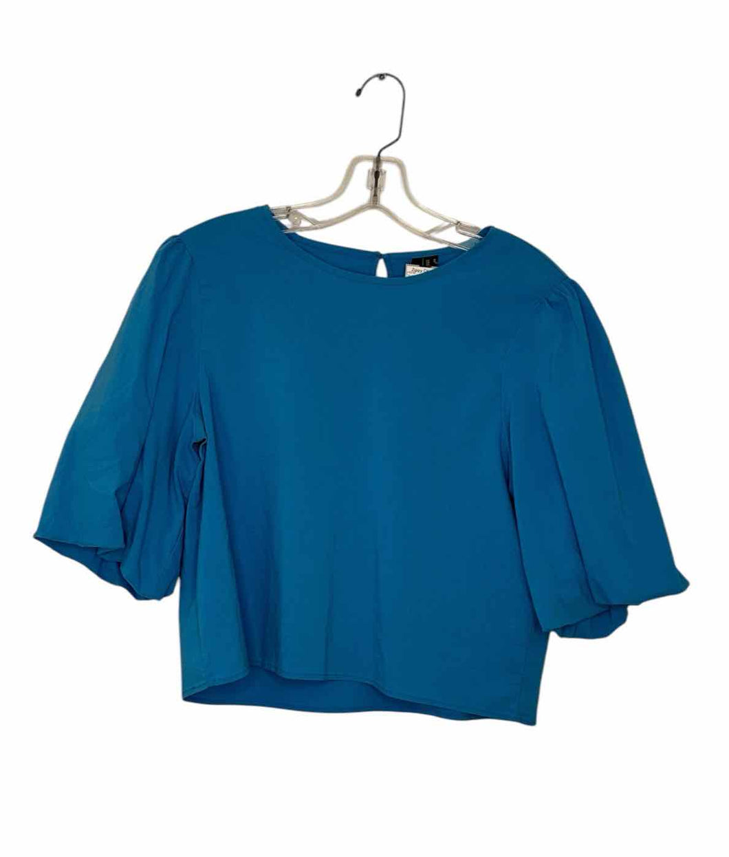 Vero Moda Size Medium Turquoise Pre-Owned Top- Ladies