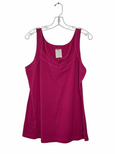 Eddie Bauer Size X-Large Hot Pink Pre-Owned Tank Top- Ladies