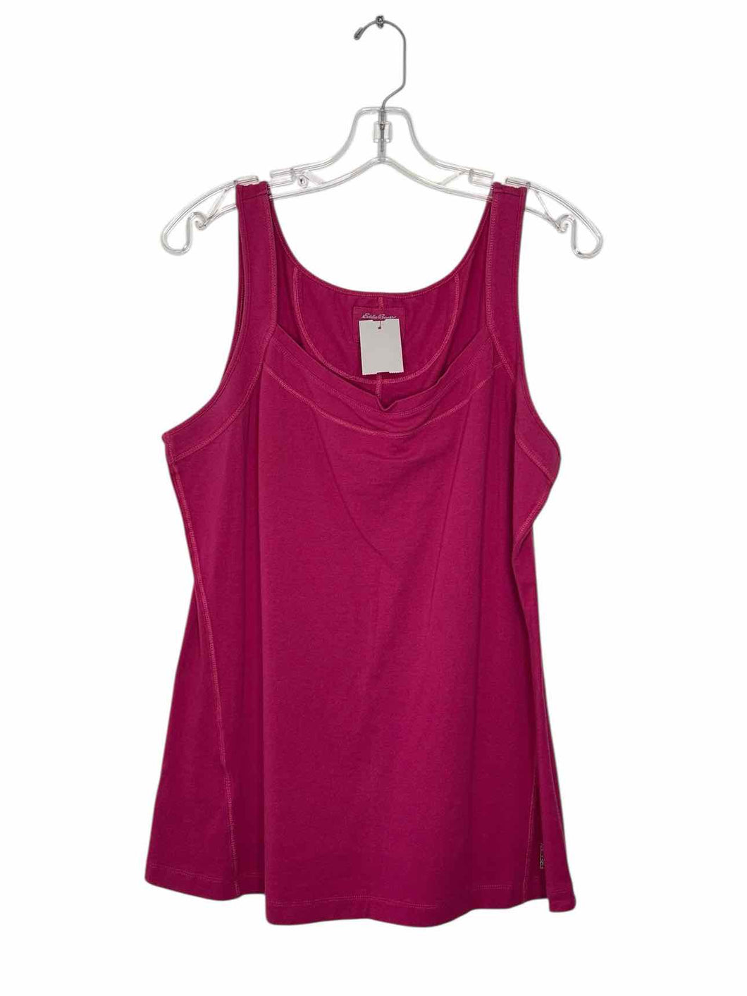 Eddie Bauer Size X-Large Hot Pink Pre-Owned Tank Top- Ladies