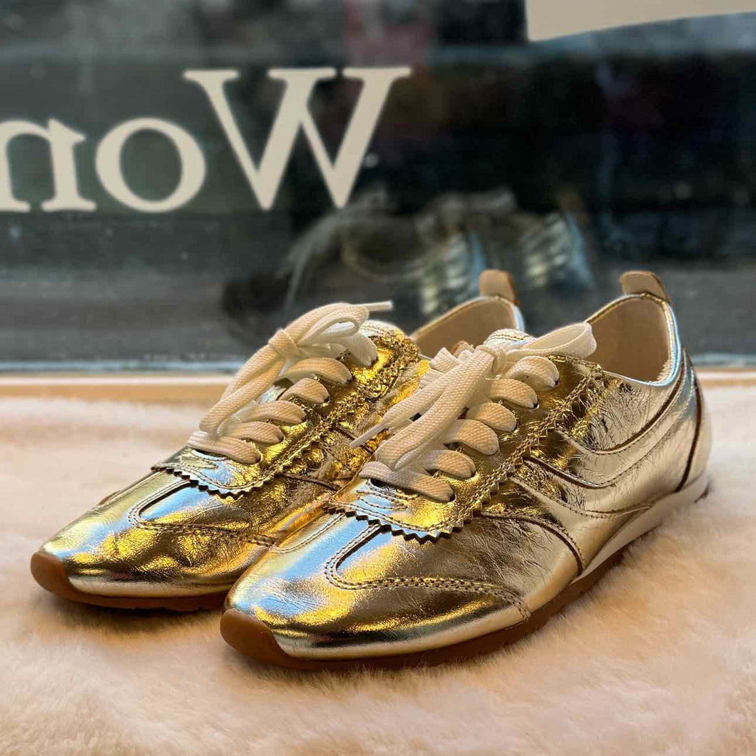 Dolce Vita Size 5.5 Gold Sneaker Footwear- New in Box Shoes- Ladies